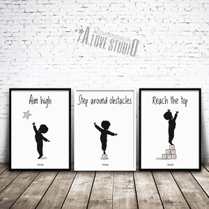 Carteles motivacionales para niños, Imágenes para niños, Carteles para un niño, Carteles para un niño, Carteles para la habitación de un niño, un regalo para un niño