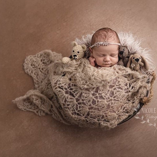 Handgemachter Wrap für Neugeborenenfotografie