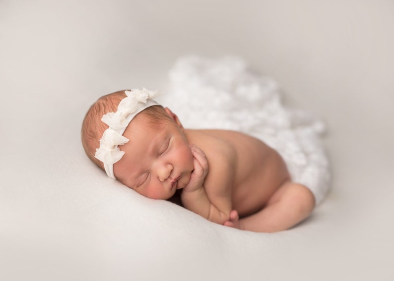 Baby photography posing fabric, Newborn backdrop photo prop AMY image 4