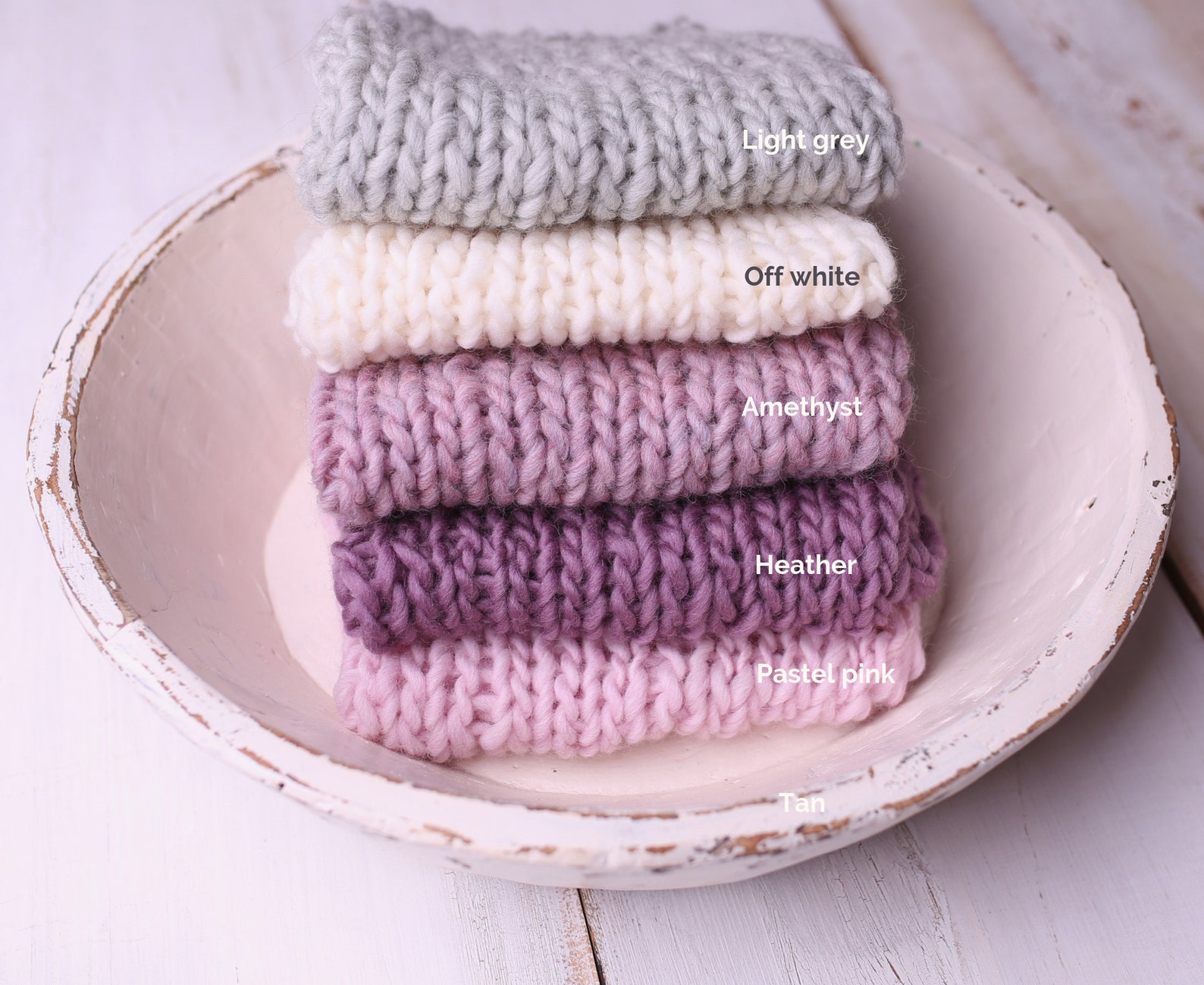 Chunky knitted newborn bump blanket for photography Baby mini Etsy