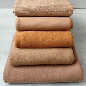 Dark Beige Newborn Fabric Backdrops, Baby Stretch Posing Fabric for Photography, Carmel Beanbag Blanket Photo Props