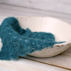 Fluffy layering mini blanket for newborn photography, Basket stuffer photo prop
