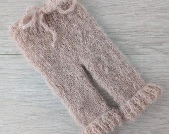 Body recién nacido para fotografía, Romper de alpaca de punto y sombrero conjunto de accesorios fotográficos para recién nacidos, Traje para recién nacidos, 11 colores disponibles