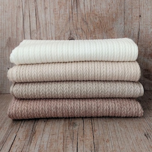 Newborn cable knit posing fabric for photography, Beanbag backdrop with pattern for infant photoshoot, Textured newborn fabric - Sofia