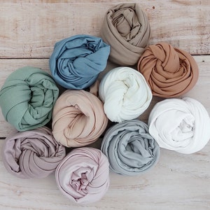 Newborn stretch swaddle wraps for photography, Baby long wrap photo prop &quot;Mila&quot;