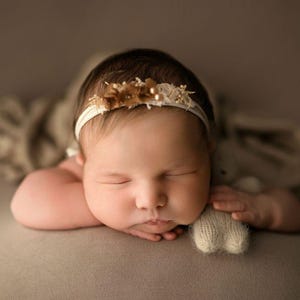 Newborn Photography Backdrop | Smooth Stretch Posing Fabric | Optional Matching Wrap image 11