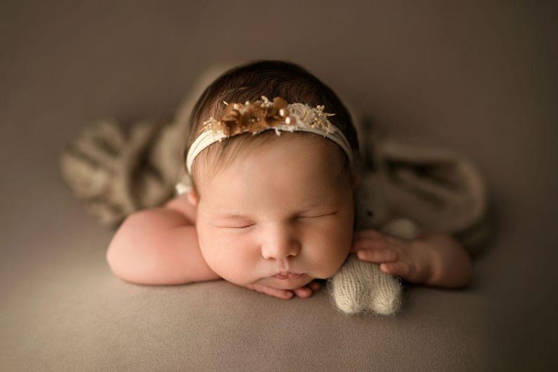 Newborn Photography Backdrop | Smooth Stretch Posing Fabric | Optional Matching Wrap image 11