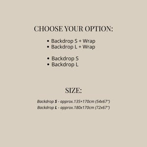 Newborn Photography Backdrop | Smooth Stretch Posing Fabric | Optional Matching Wrap image 5