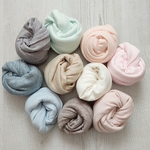 Best newborn photography stretch wraps, soft baby sweater wraps photo props
