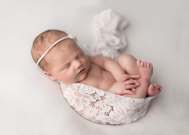 Baby photography posing fabric, Newborn backdrop photo prop AMY image 3