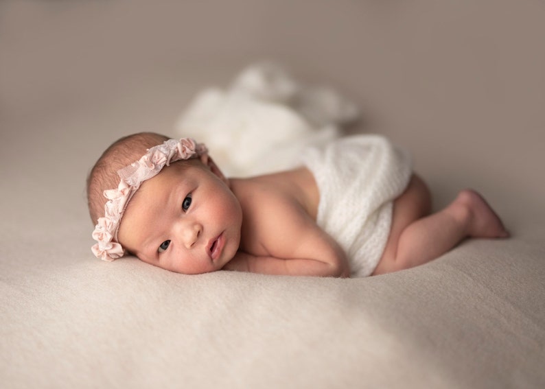 Baby photography posing fabric, Newborn backdrop photo prop AMY image 8