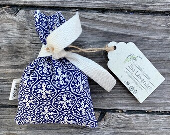 Handmade lavender sachets | small | Lavender from your own garden | Scented sachets for your wardrobe | Sustainable gift | Moth protection