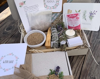 Gift set Ritual Set, Lavender Palo Santo, Incense Set, Meditation Box -