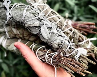 Pesticide-free sage incense bundle | Handmade in Leipzig | Natural incense set, cleansing, energy, ritual, gift