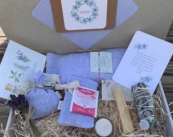 Yoga Gift Set XI. Yoga Gift Set – Relaxation Box for Yoga Fans with Lavender, Candle & Accessories – Sustainable Gift