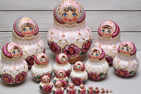 20 piece russian nesting dolls