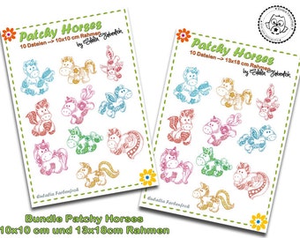 Patchy Horses Bundle (10x10 & 13x18)