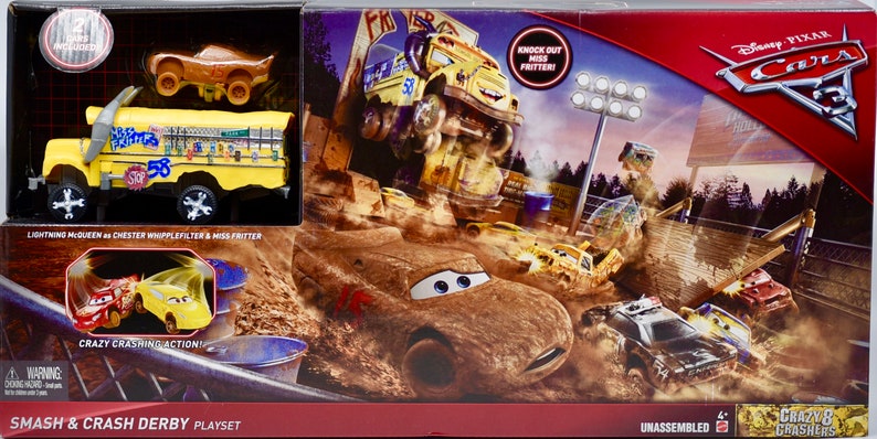 smash and crash derby playset