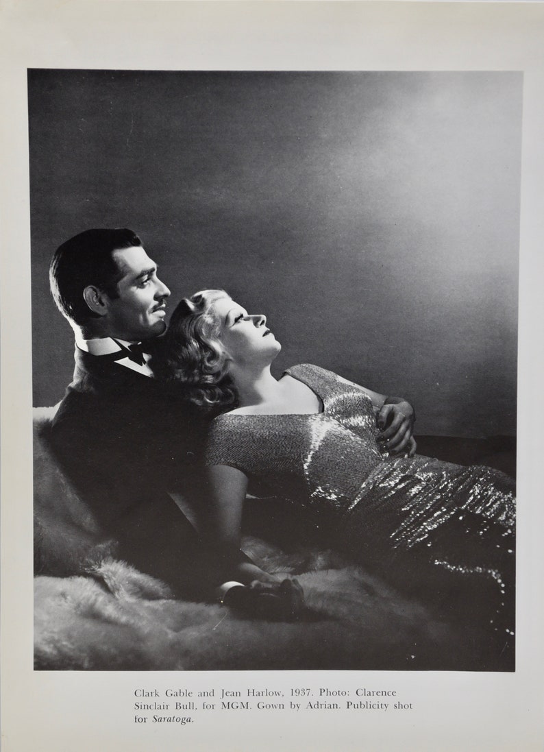 Rare Jean Harlow 8x10 B/&W Saratoga Collectible Reissues and Repros Set of 7 Photos Clark Gable Robert Taylor William Powell