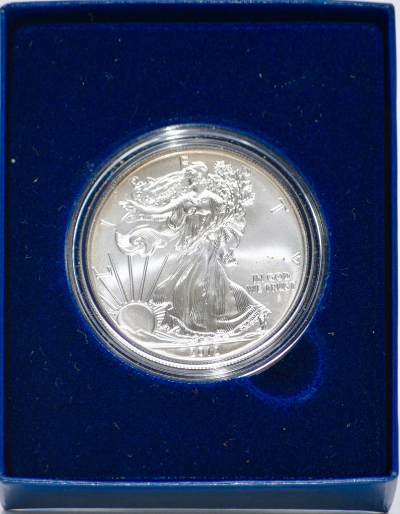 2007 American Eagle One Ounce Silver Uncirculated Coin w// Box /& COA