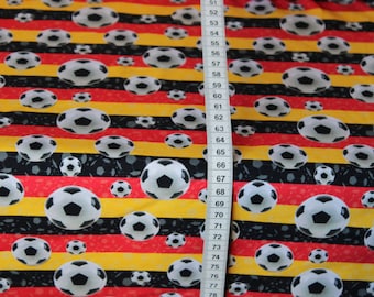 Cotton jersey football 1 meter of fabric