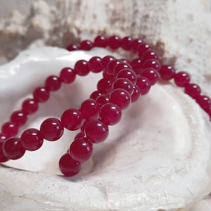 110x agate balls 6 mm garnet