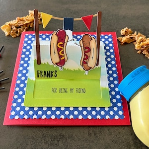 Geburtstagskarte Freund Grußkarte Freundschaft Einladung zum Grillen Einladungskarten Geburtstagskarte witzig Karte Hot Dog Nr.46