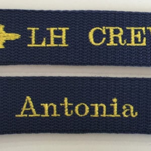 Etiqueta de equipaje Lufthansa | Etsy España