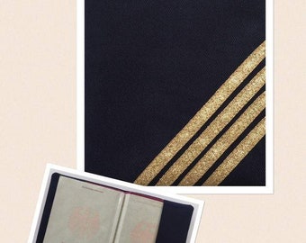 Passhülle Captain Lufthansa Passhülle Pilot Reisepasshülle CPT Lufthansa Pilot