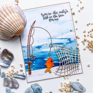 Fisch Geburtstagskarte Angeln Fisch Karte Angler Geschenk Angeln Anglerweste  Nr.266