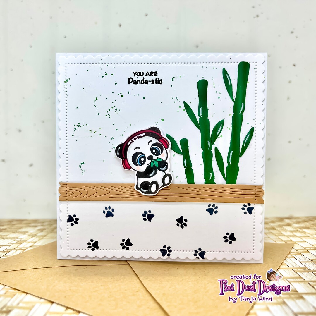 Niedliche Panda Geburtstagskarte – 145 X 145 Mm, Glatt & Perfekt Für Geburtstagsgrüße