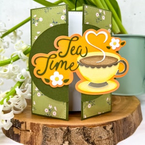 Gefeliciteerd kaart thee cadeau verjaardag thee uitnodiging thee cadeau Moederdag beterschap kaart nr. 152