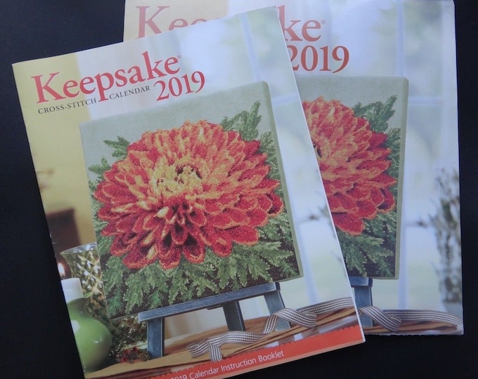New 2019 Keepsake Cross Stitch CALENDAR Sealed Craftways Discounted