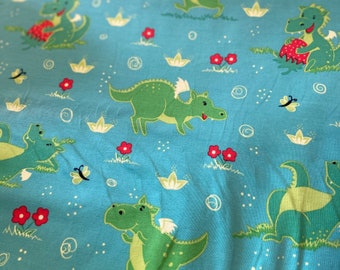 Organic Cotton Knit - Lillestoff Little Dragons - Verena Münstermann