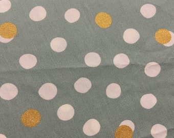 Birch Fabrics Tonoshi Collection, Mochi Dot Mineral / Blaugrau