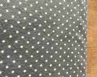 Robert Kauffmann - Cozy Cotton Flannel - grau kleine Punkte