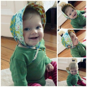 Summer hat - reversible bonnet