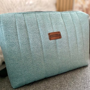 Crossbag mint-turquoise, wonderfully refreshing with a mottled structure // women's shoulder bag, crossbody bag, handbag, bag, vegan image 3