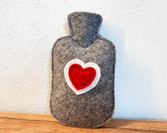 Hot water bottle for children made of felt for playing, doctor, role play