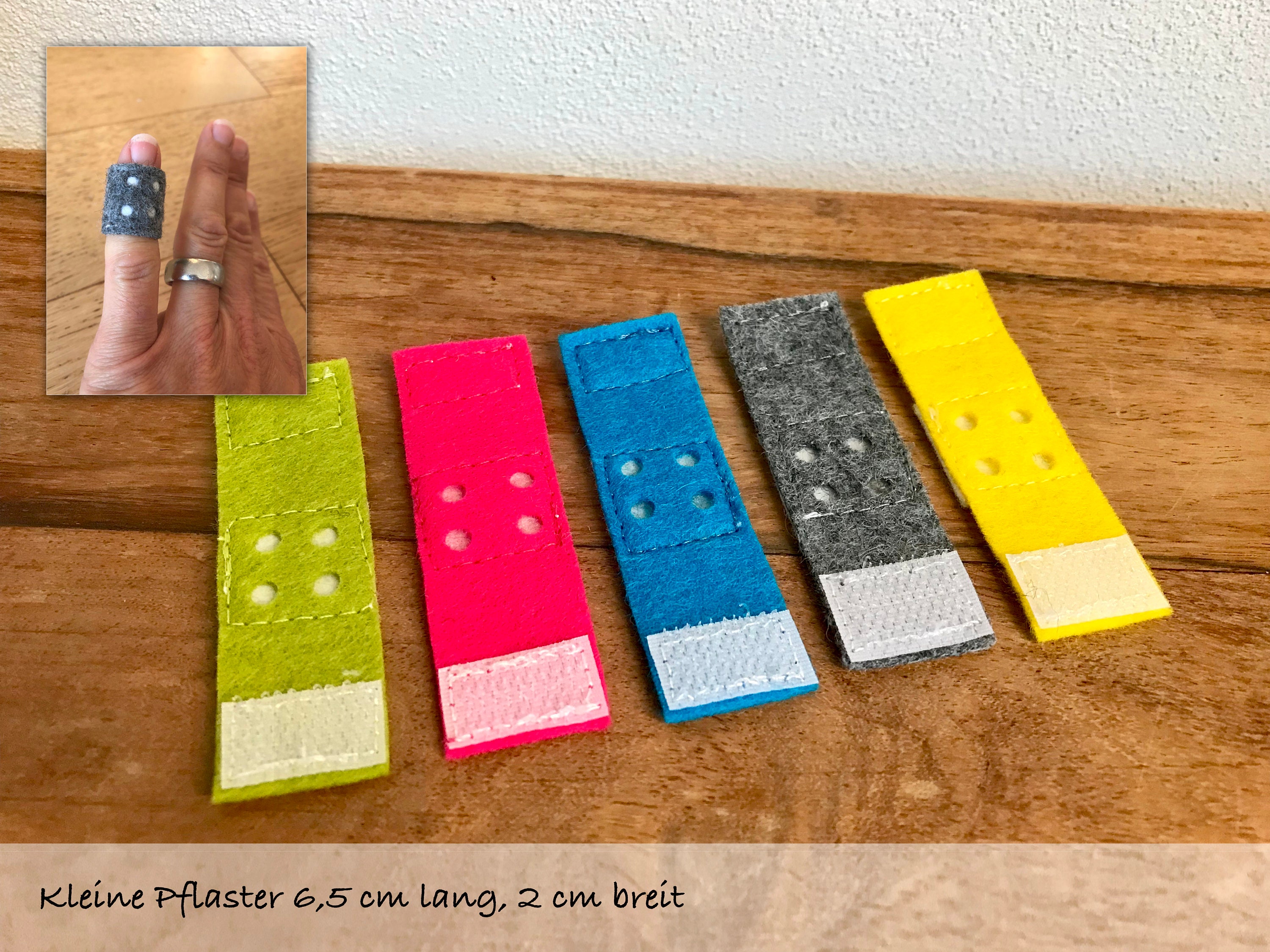 spielzeug pflaster Pflaster für Kinder aus Filz zum Spielen, Klettverschluss, Set mit 5