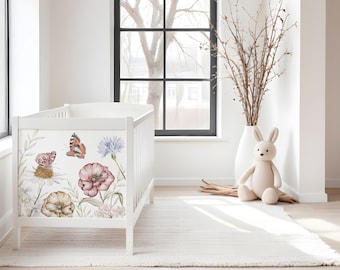 Adesivo per lettino IKEA Sundvik Smagoera, fiori, animali del