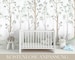 Wallpaper birch watercolor - photo wallpaper, children's room, forest, birches, watercolor, colored pencil, nature, baby room, desired color, motif wallpaper 