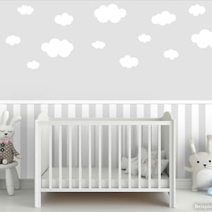 Carta da parati base nuvole carta da parati fotografica cameretta dei bambini base nuvole colore desiderato tinta unita liscio non tessuto grigio chiaro decorazione da parete 1013