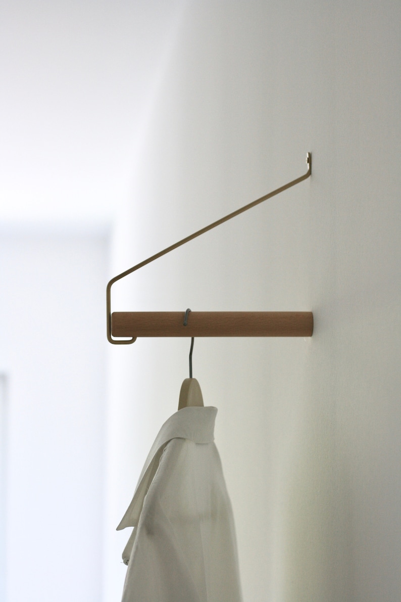 Anaan Coordinate Design Clothes Rail Wall Coat Hooks Rack Etsy