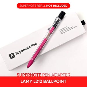 LAMY Supernote用アダプター • LAMY L212 ノック式ペンに対応 • LAMY L212 VistaボールペンをSupernoteデジタルペンに変換