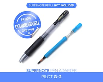 Pen Adapter for Supernote • Digital STL Files Only • Compatible with PILOT G2 Gel Pens • Convert your PILOT G2 into a Supernote digital pen