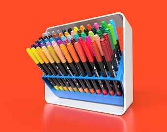 Brush Pen Case • Holds STAEDTLER Fineliner Brush Pen, Tombow Brush