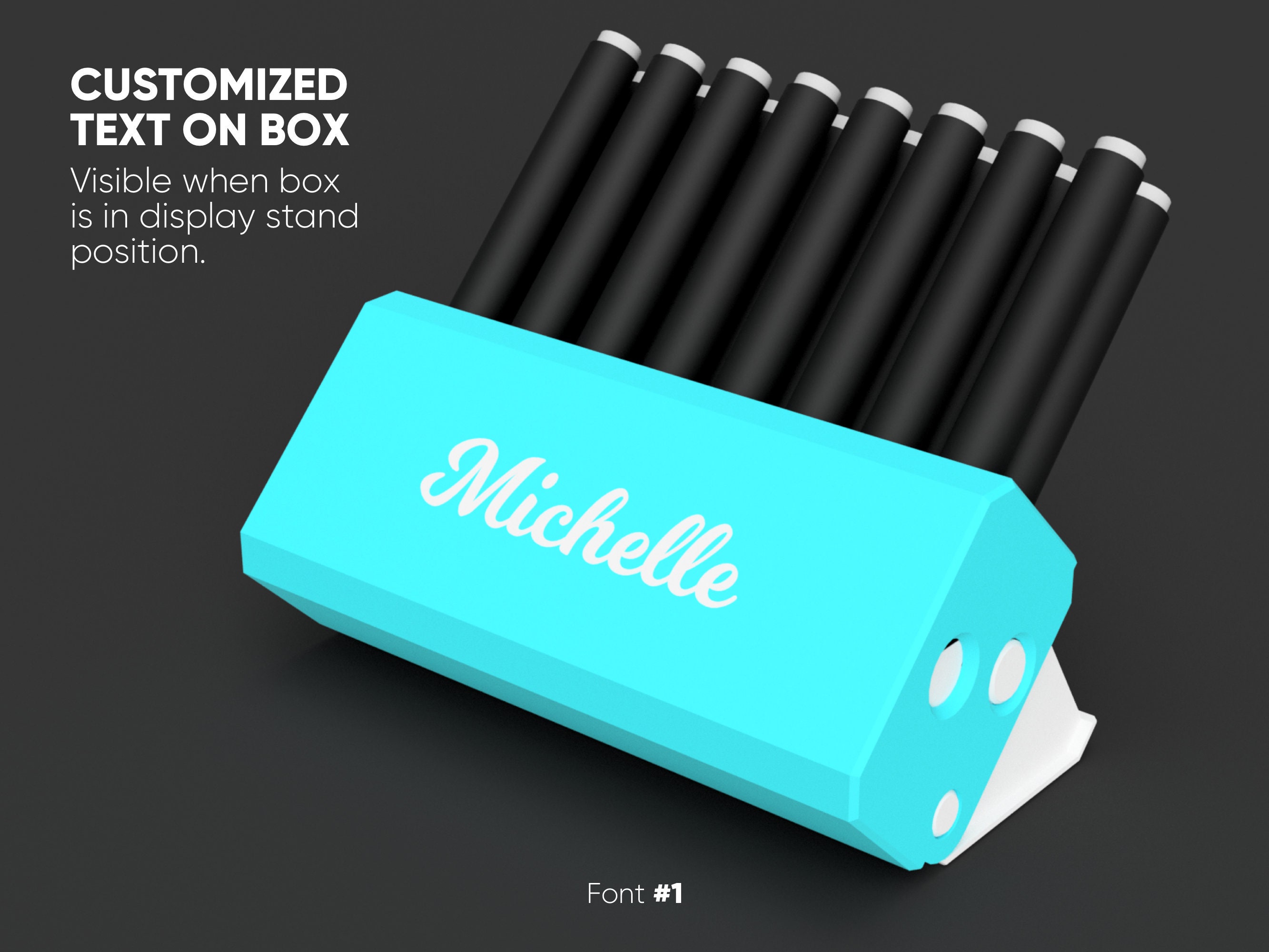 Personalized Marker Case/stand for OLO, COPIC Sketch or Similar ...