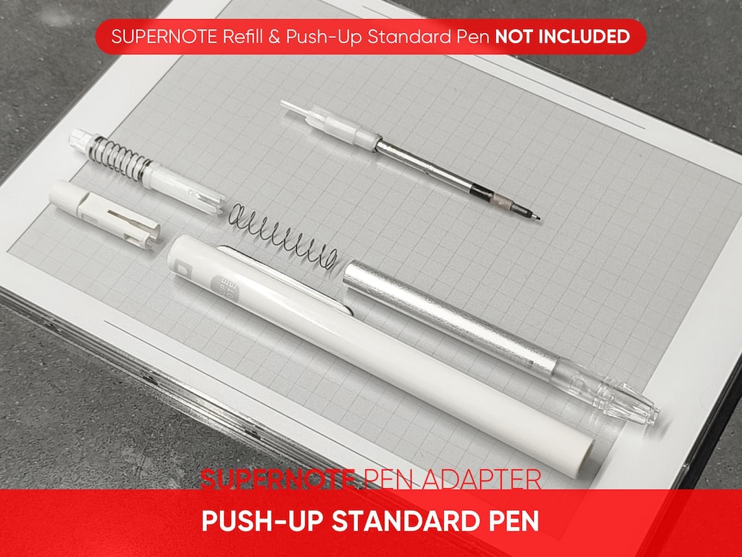 Pen Adapter for Supernote Push-up Standard Pen to Reuse
