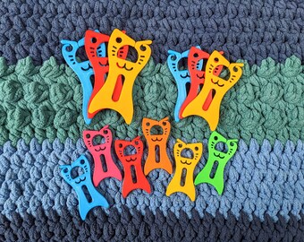 BobbKat 糸ボビン 12 個 • インターシャ、C2C、フェアアイルに最適 • 自分だけの色をカスタマイズ